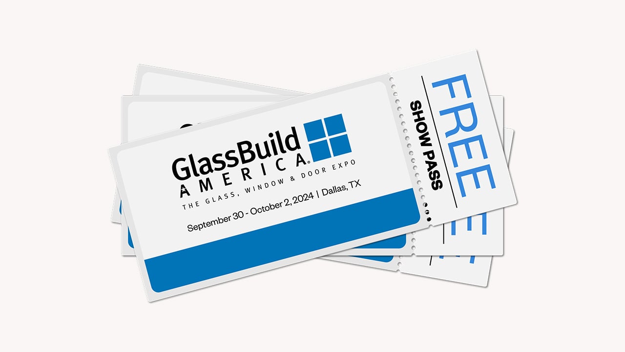 GlassBuild 2024 free ticket