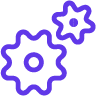 Setup icon of cogs