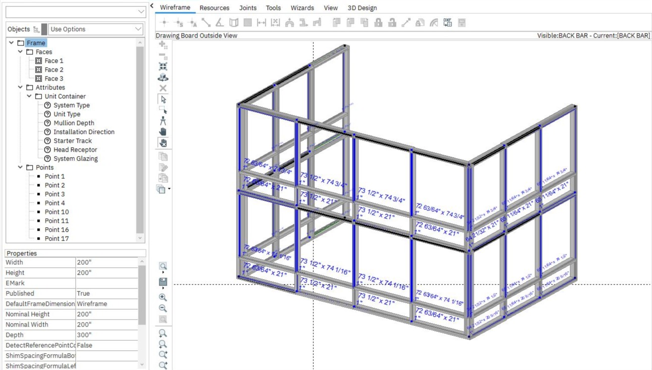 Screenshot of the product designer in action. The image shows an example of a 3D design.